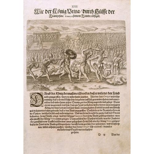 French battle with Florida Indians, 1591