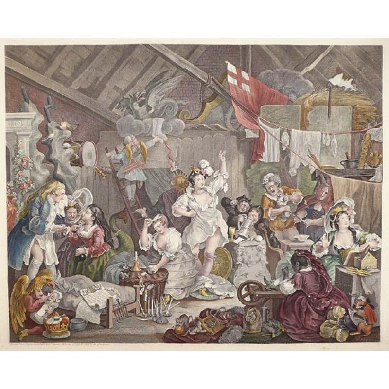 Strolling Actresses Dressing in a Barn.