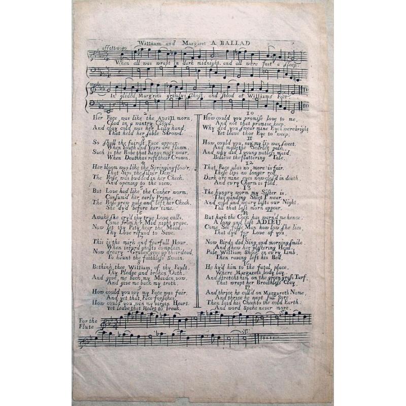 William and Margaret - A Ballad.
