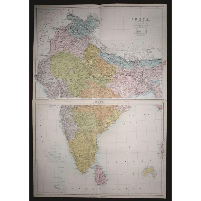 India ( on two sheets)