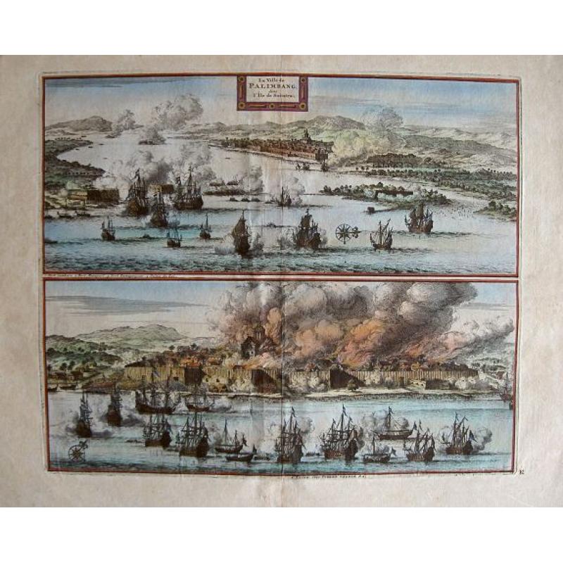 La Ville de Palimbang dans L'Ile de Sumatra.
