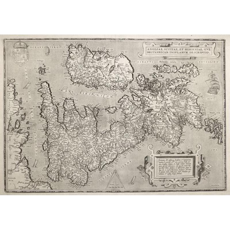 ANGLIAE, SCOTIAE ET HIBERNIAE, SIVE BRITANNICAR: INSVLARVM DESCRIPTIO. 