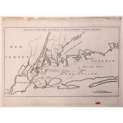 Sketch of the Country Illustrating the Late Engagement in Long Island.