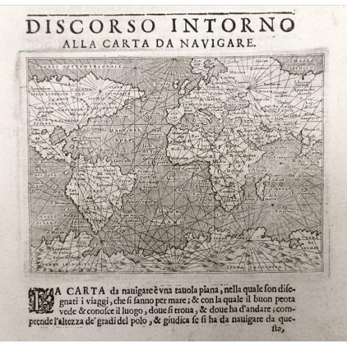 Old map image download for Discorso Intorno all Carta da Navigare.