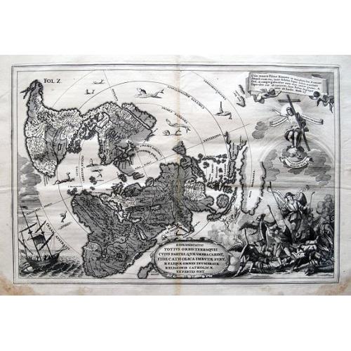 Old map image download for Repraesentatio Totius Orbis Terraquei Cuius Partes...