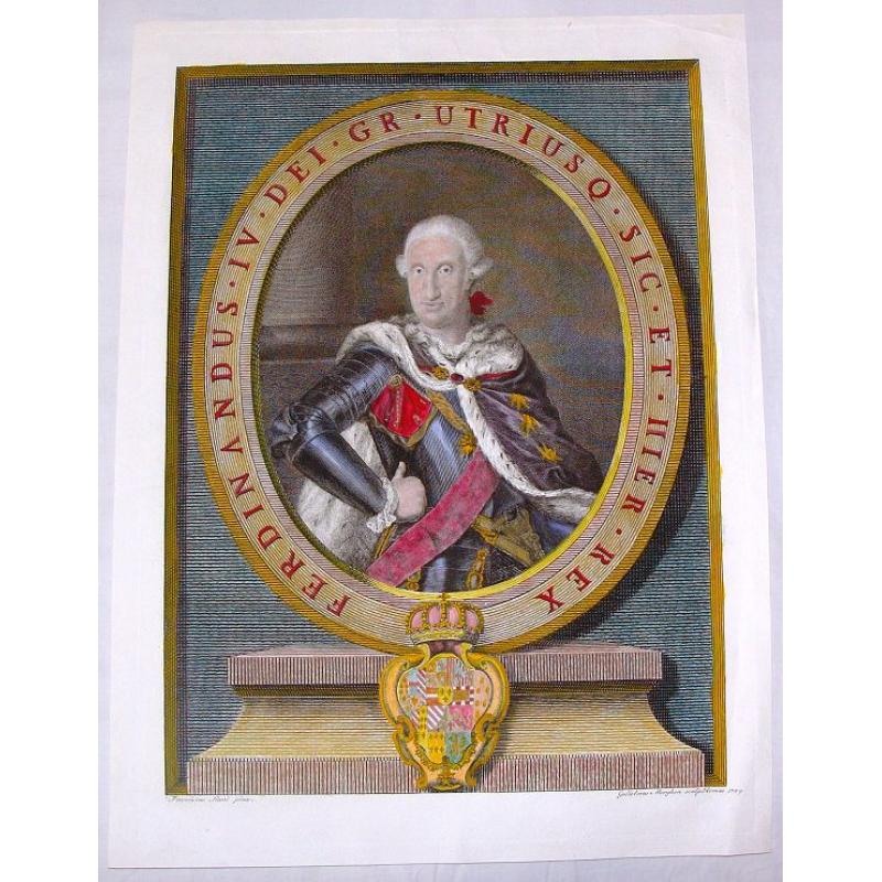 Portrait of Ferdinand IV, King of Naples & Sicily.