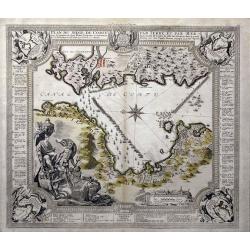 Plan du siege de Corfu par Terre et par Mer...