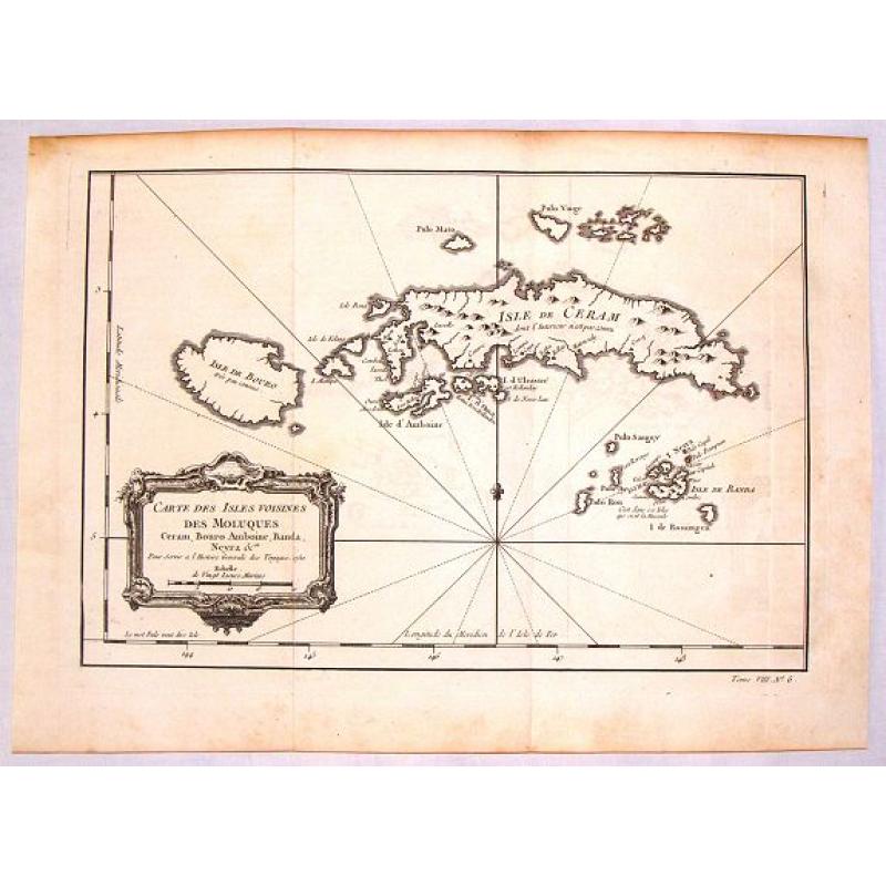 Carte des Isles Voisines des Moluques.