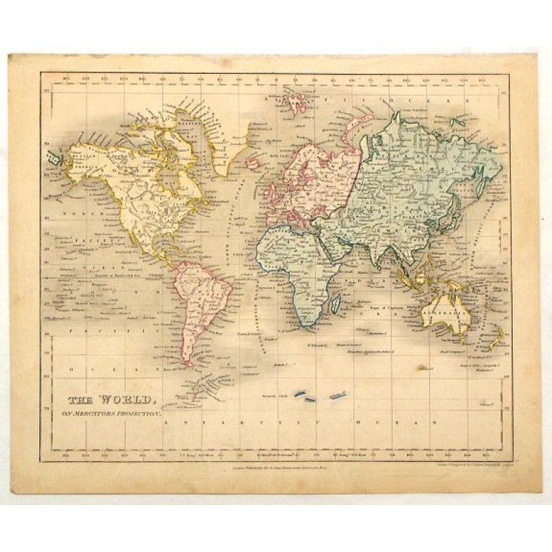 The World on Mercators Projection.