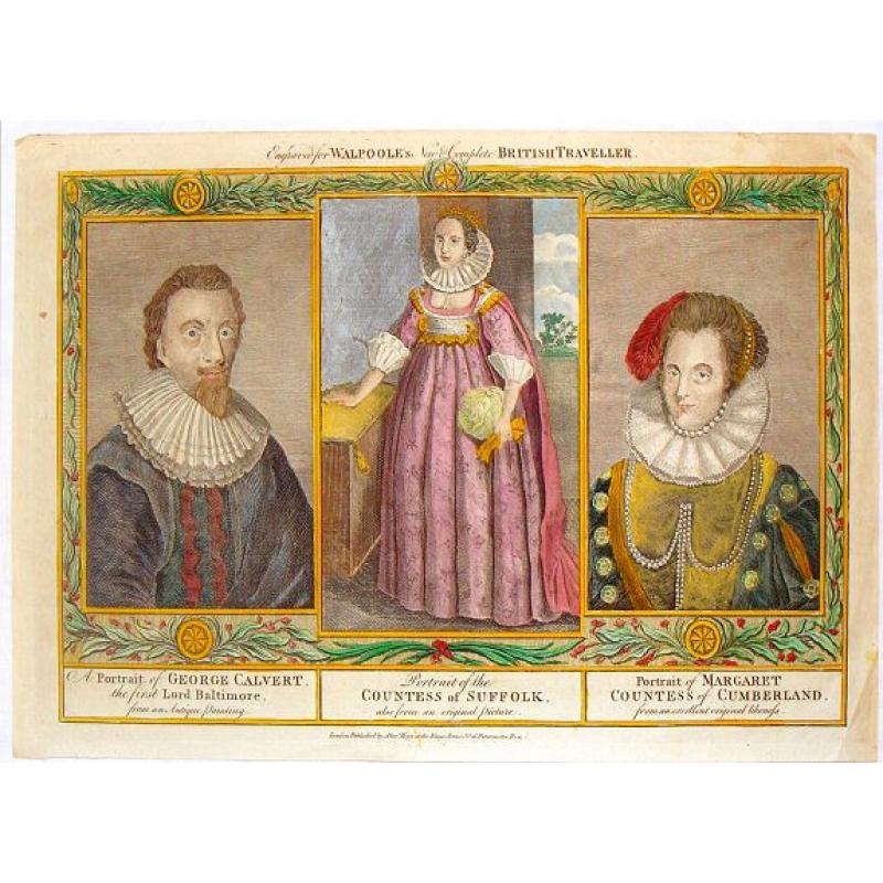 1st Lord Baltimore, Countess of Suffolk & Countess of Cumberland.