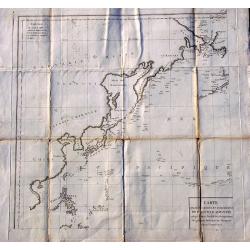 Carte des Déclinaisons et Inclinaisons de L'Aiguille Aimantée..Table 4.
