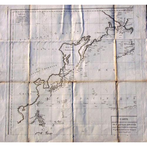 Old map image download for Carte des Déclinaisons et Inclinaisons de L'Aiguille Aimantée..Table 4.