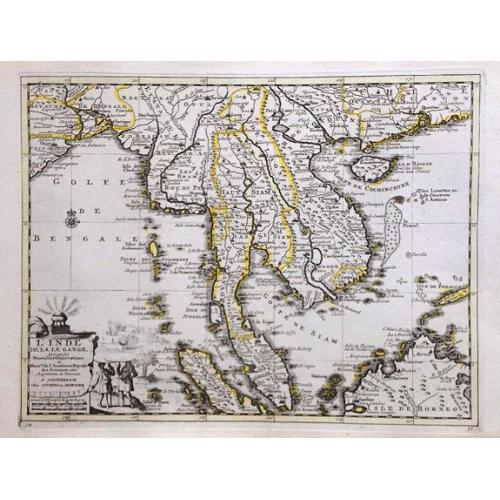 Old map image download for L'Inde de la le Gange, suivant les nouvelles observations.