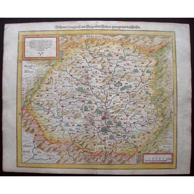 Bohemer Koenigreich mit Bergen und Waelden gerings umb beschlossen.