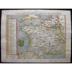 Galliae Regionis Nova Descriptio.