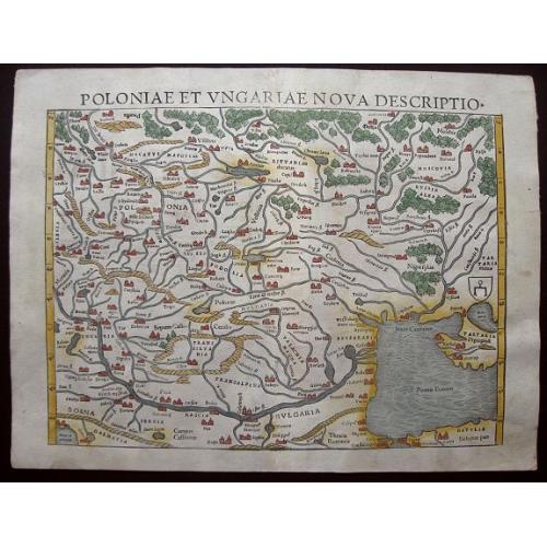 Old map image download for Poloniae Et Ungariae XV Nova Descriptio.