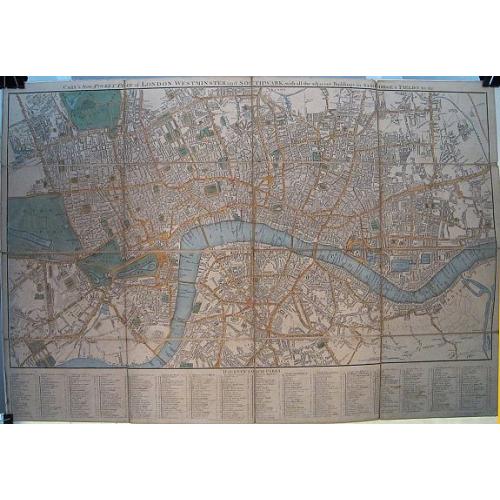 Old map image download for Cary's New Plan Of London And Its Vicinity.