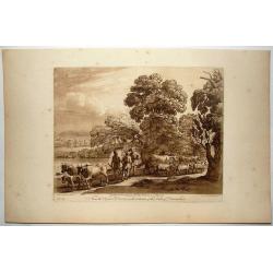 Shepherds With Cattle & Goats Meeting - Plate #41.