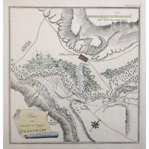 Old map image download for Plan of Greater or Upper Madshary Vol I PL II (Georgia).