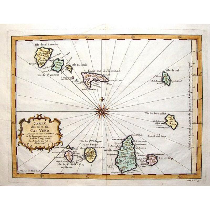 Carte des Isles du Cap Verd.