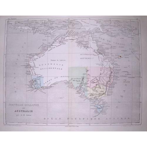 Old map image download for Nouvelle Hollande ou Australie.