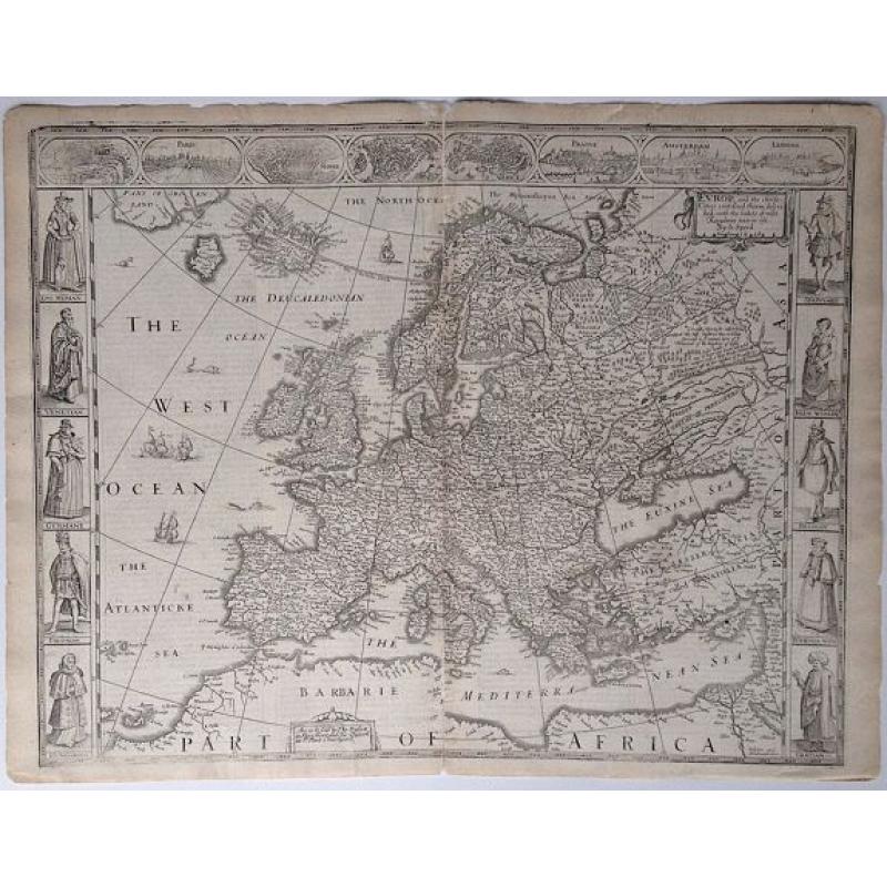 Europ, and the Cheife Cities Contained therein Described... [Europe]