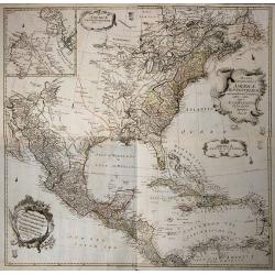 Mappa Geographica Americae Septentrionalis ad Emendatiora Exemplaria adhuc Edita . . .