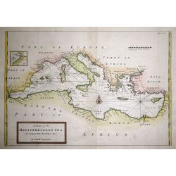 A Chart of the Mediterranean Sea According to Monsr. Berthelot &c. 