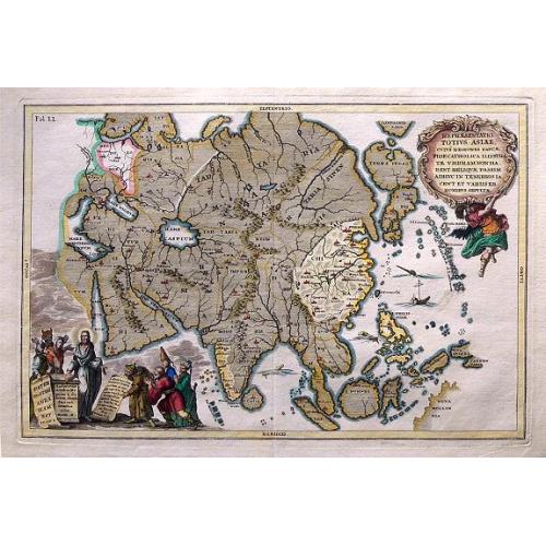 Old map image download for Repraesentatio totius Asiae...