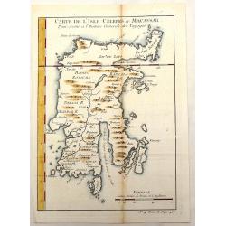 Carte de L'Isle Celebes ou Macassar.