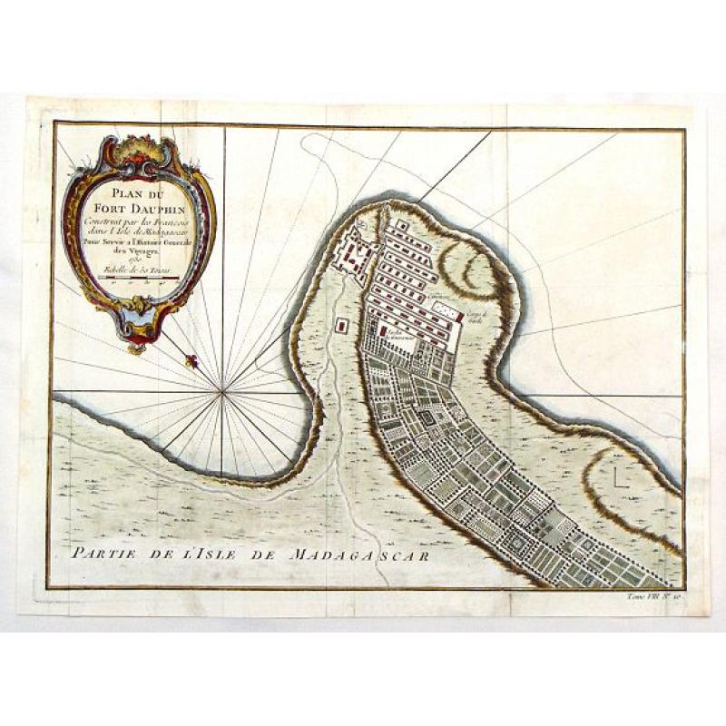Plan du Fort Dauphin, Constuit par les François.