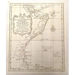 Carte de la Coste Orientale D'Afrique.