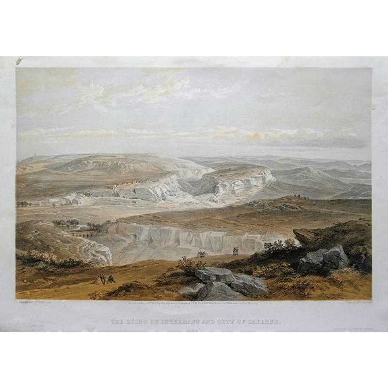 The ruins of Inkermann and city of caverns.