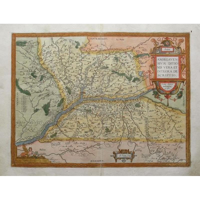 Anjou / Andegavensium Ditionis Vera et Integra Desciptio.