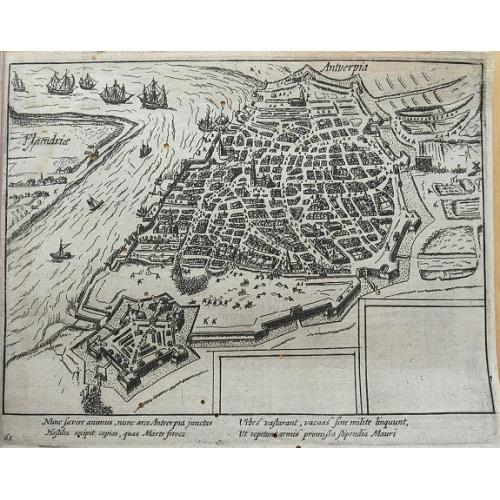 Old map image download for Antwerpia.