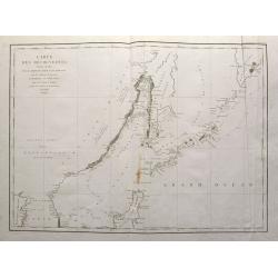 Carte des découvertes, faites en 1787 dans les mers de Chine et de Tartarie, par les Fregates Francaises la Boussole et l'Astrolabe, depuis leur depart de Manille jusqu'à leur arrivee au Kamtschatka. 2e. Feuille