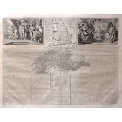 Nouvelle Carte du Gouvernement Civil, d'Angleterre et de celuy de la Ville de Londres.