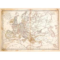 L'Europe a l'Epoque du Demembrement de L'Empire de Charlemagne.