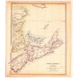 North America (Sheet 1) Nova Scotia with Part of New Brunswick and Lower Canada.
