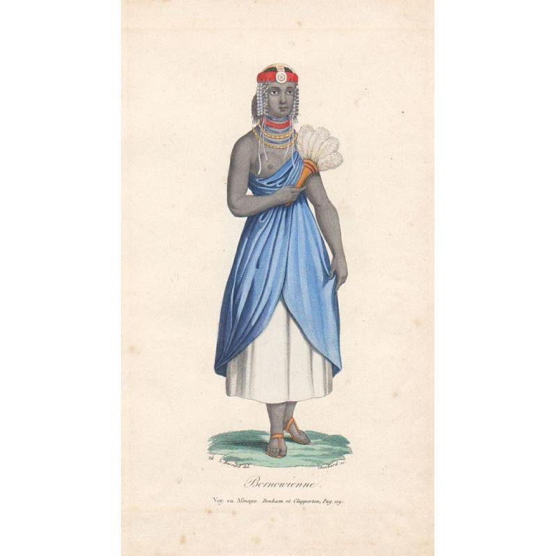 5 Plates; Bornowienne, Kouranko. Jeune Fille, Tonga-Tabou, Ile Massacre, Kirree - Jeune Fille.