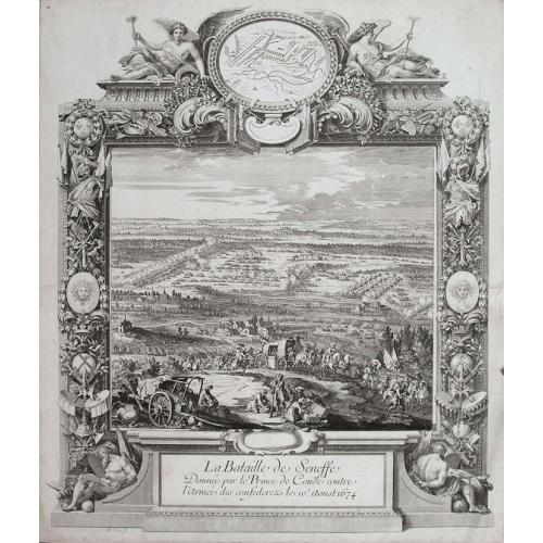 Old map image download for La Bataille de Seneffe...