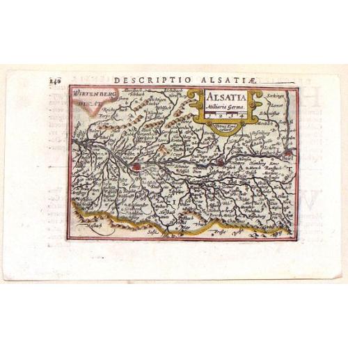 Old map image download for Alsatia Milliaria Germa.