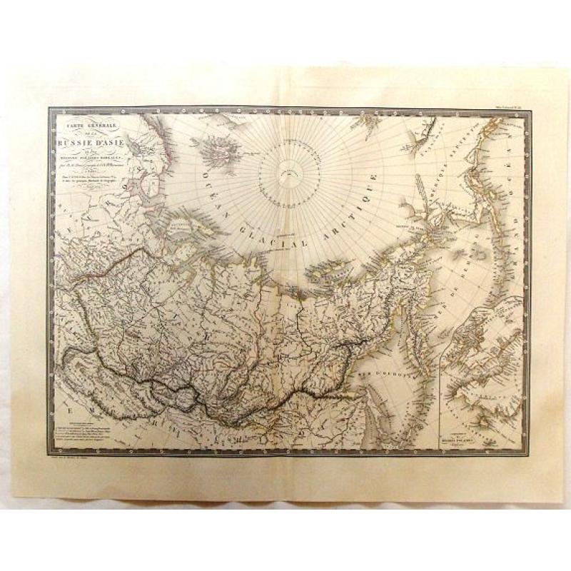 Carte Generale de la Russie d'Asie et des Regions Polaires Borleales.