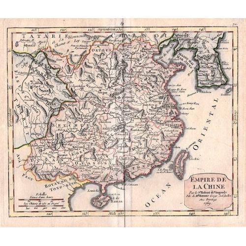 Old map image download for Empire de la Chine.