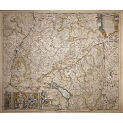 SRI Sueviae Circulus et Ducatus, Comprehendens Wirtenbergi Ducatus Augustanum et Constantiae.