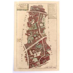 A Mapp of Lime Street Ward, Taken from ye Last Surveys & Corrected.