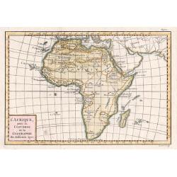 Carte L'AFRIQUE pour La Concorde de la Geographie des Differens Ages.