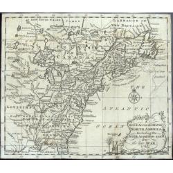 A New & Accurate Map of North America, Including the British Acquisitions gain'd By the late War. 1763