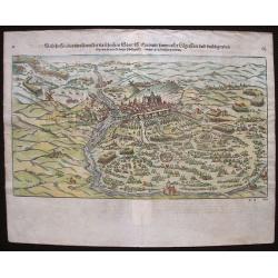 Warhaffte abcontrafactur der namhafften Statt St. Quintin sampt aller Laegerstatt und umbligenden Ort wie sie von Konigs Philippi Heer im jar 1557 belagert worden