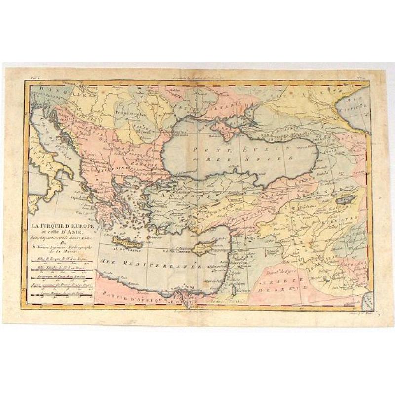 La Turquie d'Europe et Celle D'Asie.